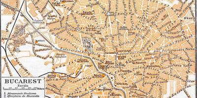 Хуучин хотын бухарест газрын зураг