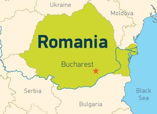 бухарест газрын зураг дээр
