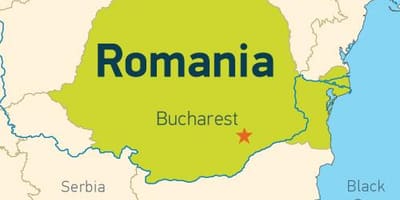 Бухарест газрын зураг дээр