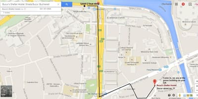 Газрын зураг hostel бухарест